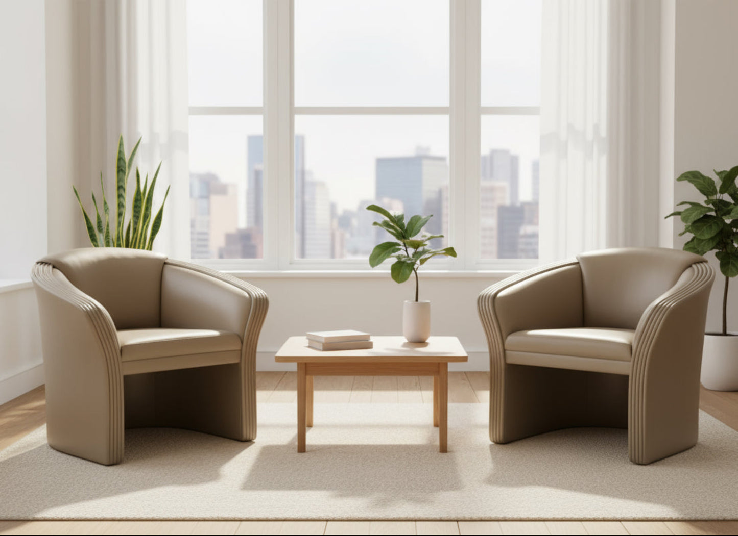 Patrician Furniture Co Leather Armchairs