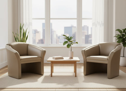 Patrician Furniture Co Leather Armchairs