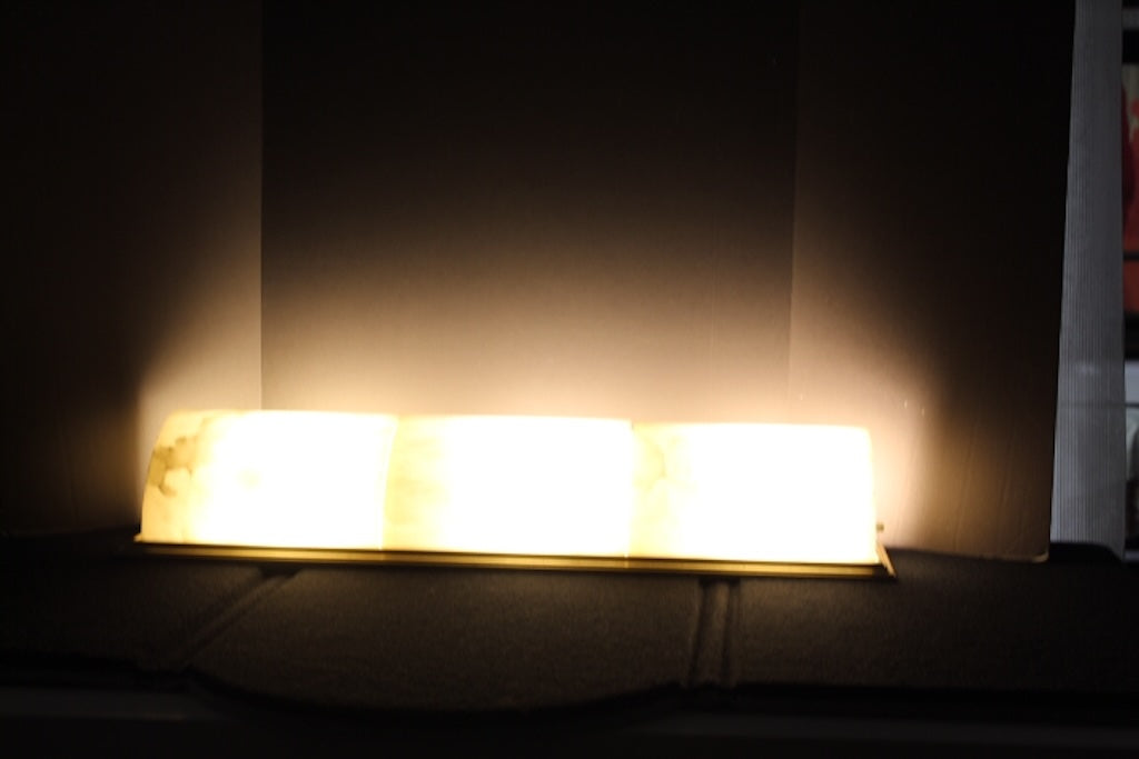 Alabaster Stone Vanity Bathroom Light
