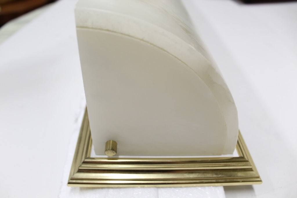 Alabaster 3-light Bathroom Vanity Light, Onyx-Marble Stone Vanity Light