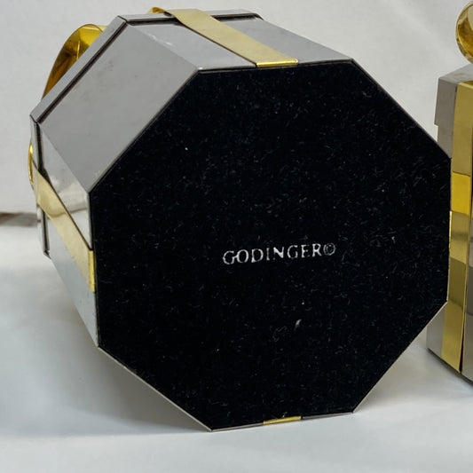 Godinger Silverplate Gift Box Candleholders Set of 3