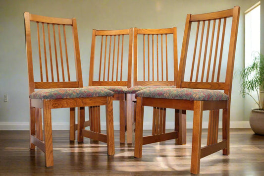 4-Pc Oak Dining Chairs