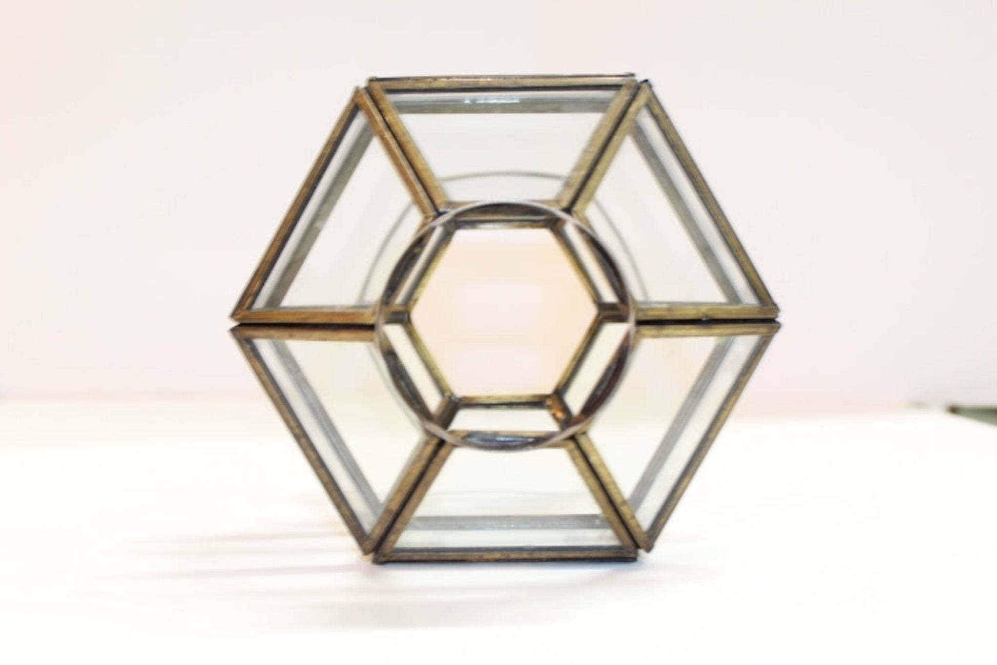 Brass and Glass Replacement lamp shade