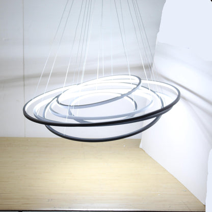 6 Ring LED Chandelier