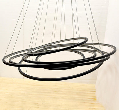 6 Ring LED Chandelier