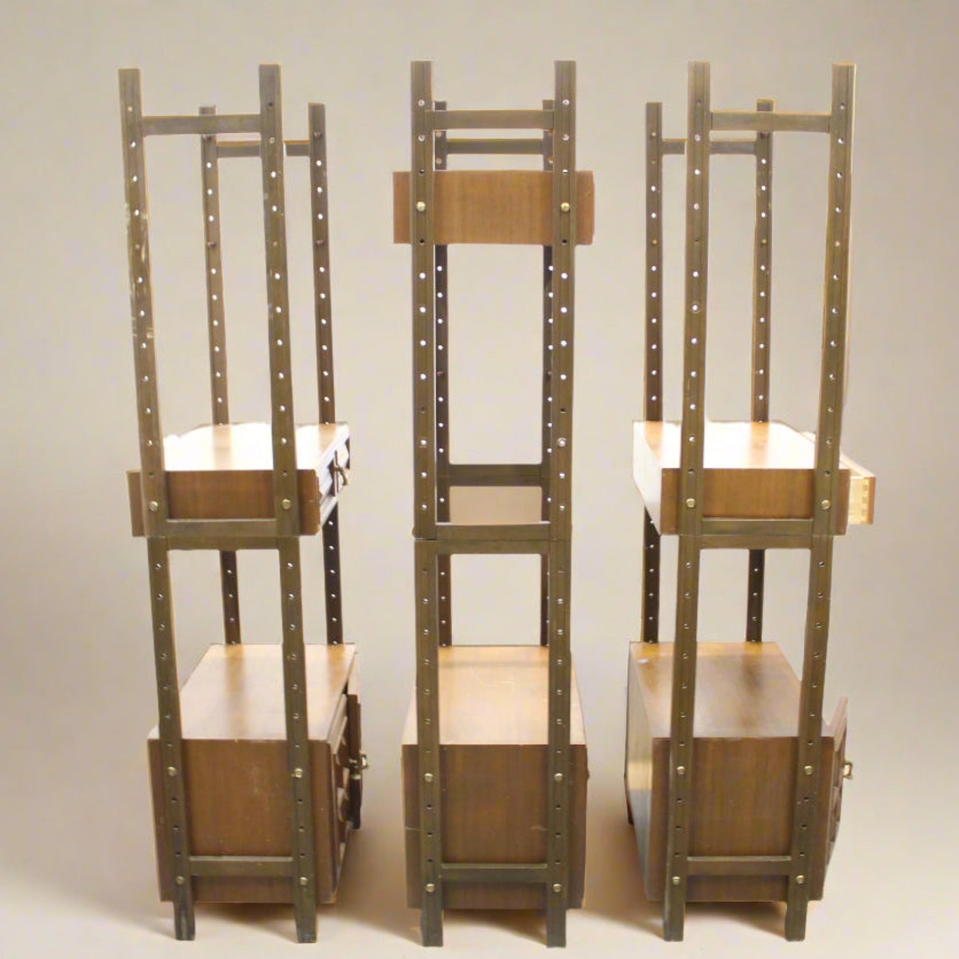 Vintage Modular Room Divider Wall Unit