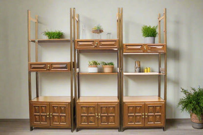 Vintage Modular Room Divider Wall Unit