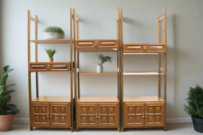 Vintage Modular Room Divider Wall Unit