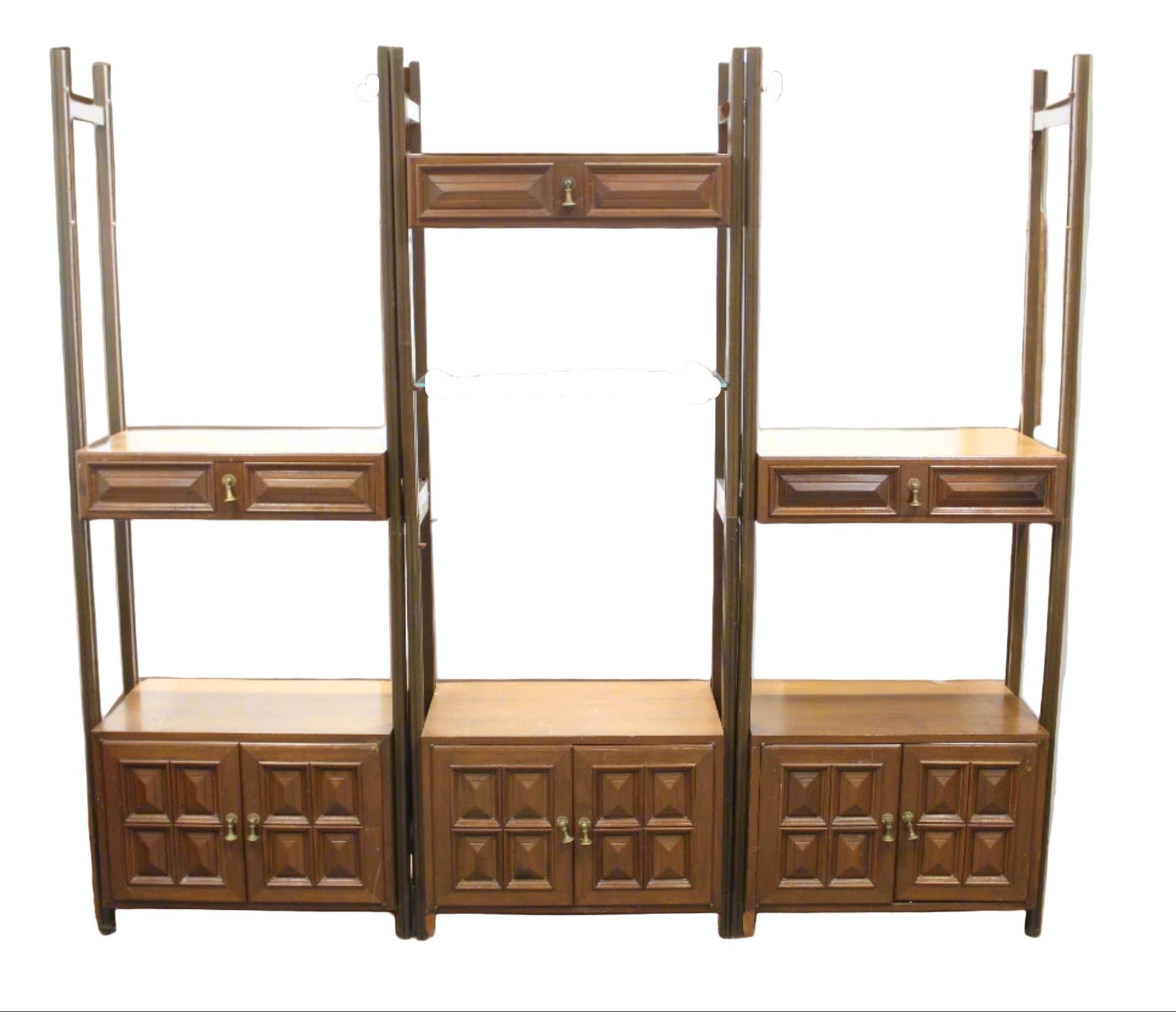Vintage Modular Room Divider Wall Unit