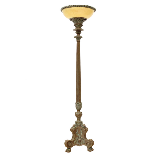 Art-Nouveau Style Torchère Floor Lamp 