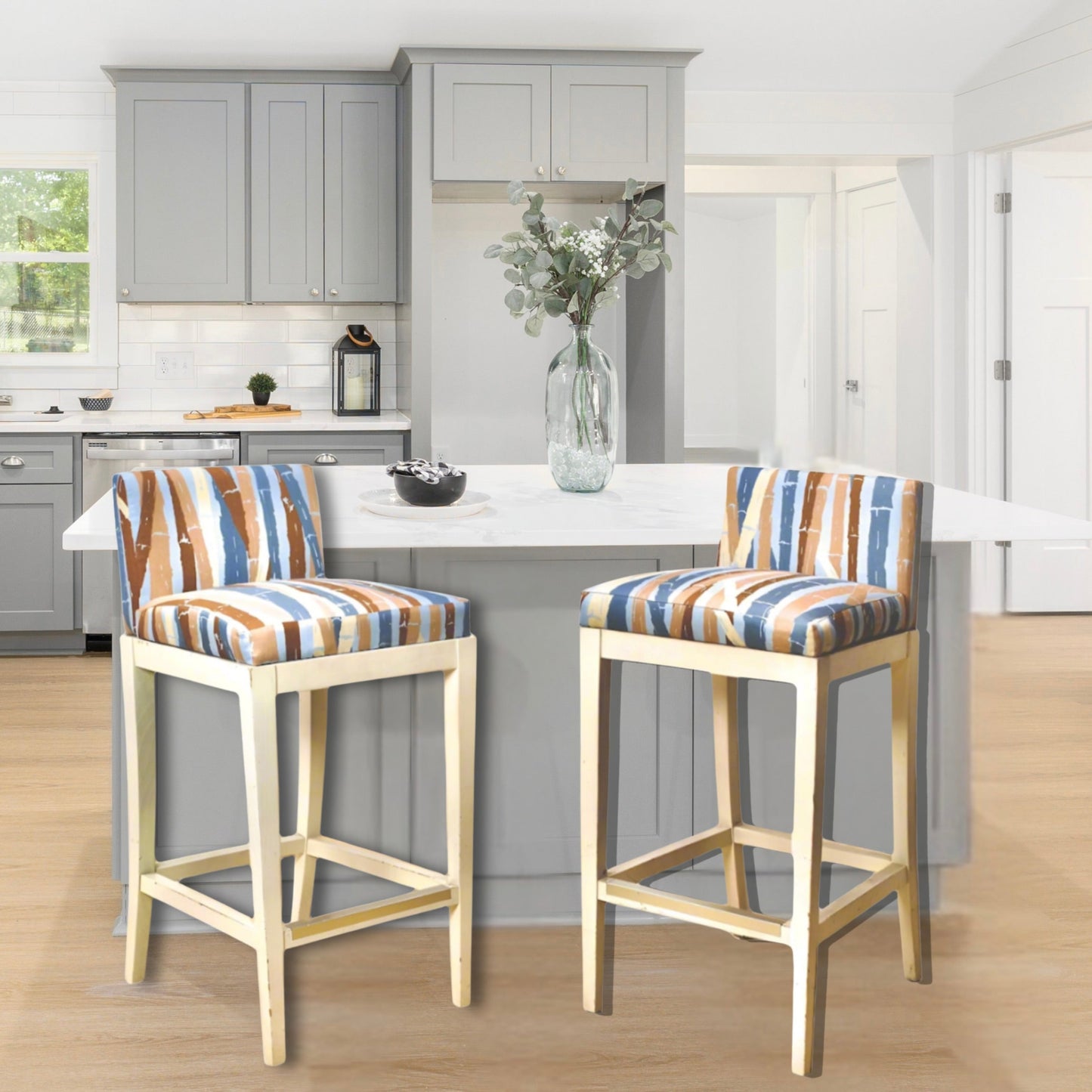 Upholstered Bar Stools.
