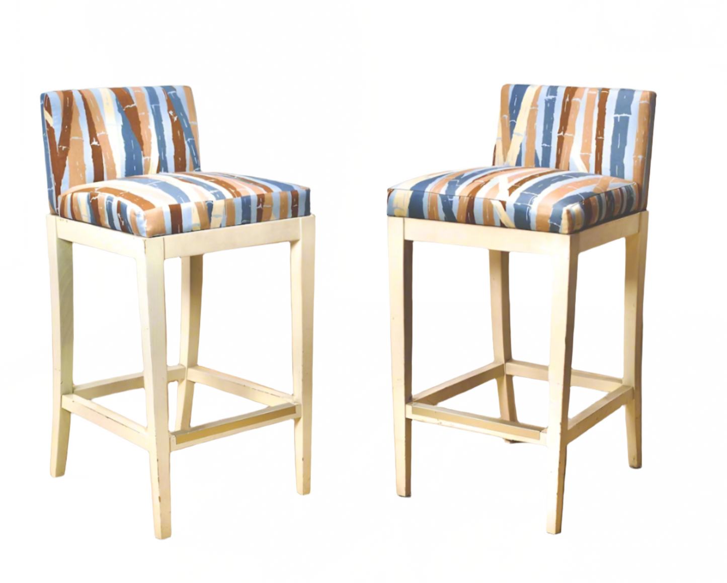 1970s Restored Estée Lauder Cushioned Stools