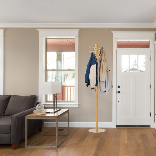 European White Beech Free Standing Coat Rack