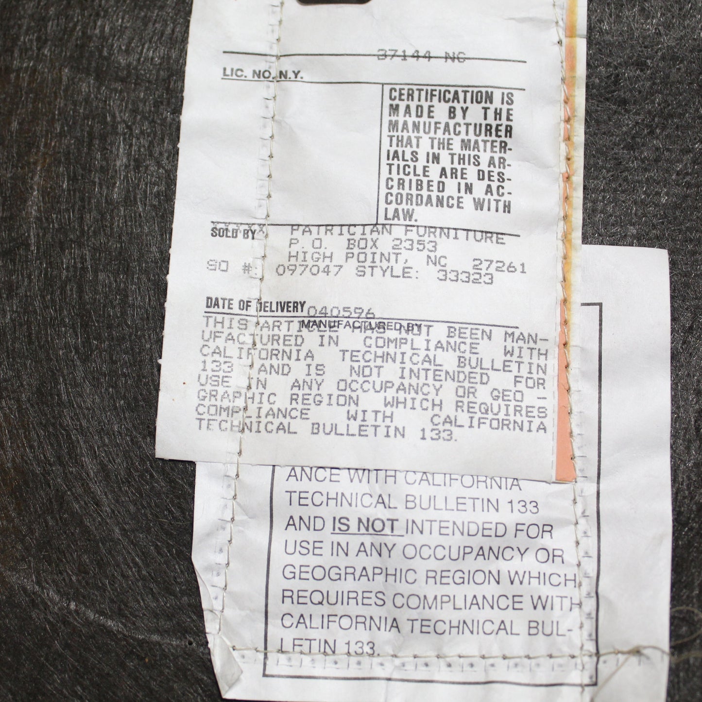 Patrician Furniture Co Leather Armchairs | Pair 1980s Post Modern 