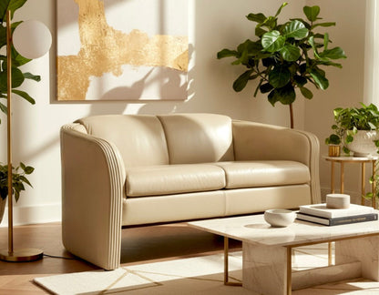 Leather Loveseat by Patrician Furniture Co