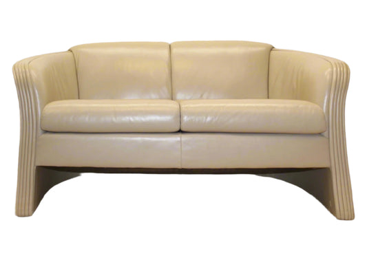 1990s Leather Loveseat | Patrician Furniture Co