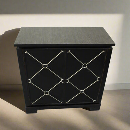 Vintage Two-Door Accent Cabinet