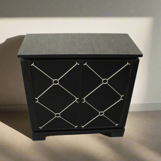 Vintage Two-Door Accent Cabinet