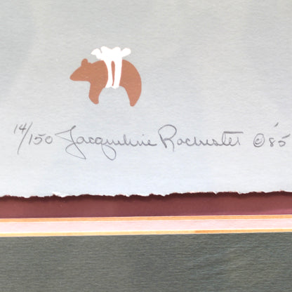 Vintage Artist Signed Print "Black Elk's Prayer" | Jacqueline Rochester