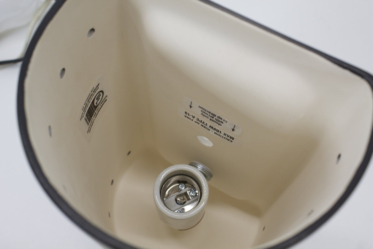 Pair of Handcrafted Black Ceramic Wall Sconces - OffCenterModern