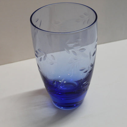 Blue Glass Drinking Glasses