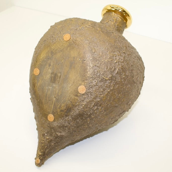 Large Decorative Tilted Amphora Vessel underside