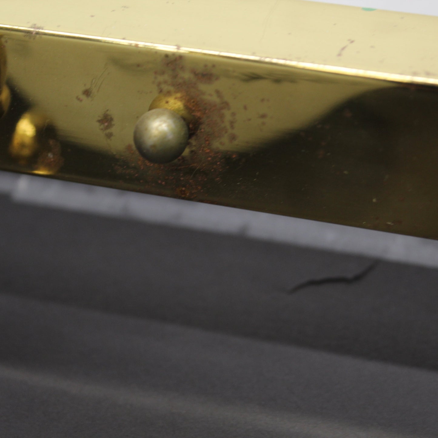 Vintage 3 Arm Brass Vanity Light