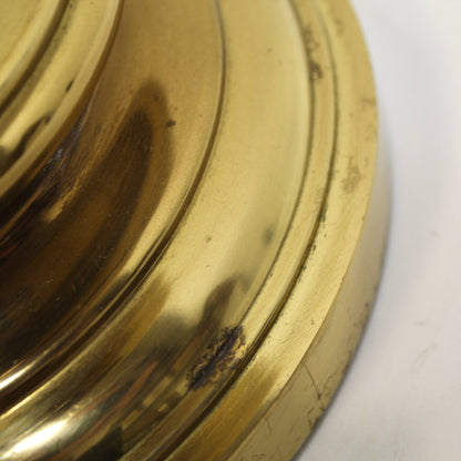 1960s Large Brass Candlestick Shape Table Lamp