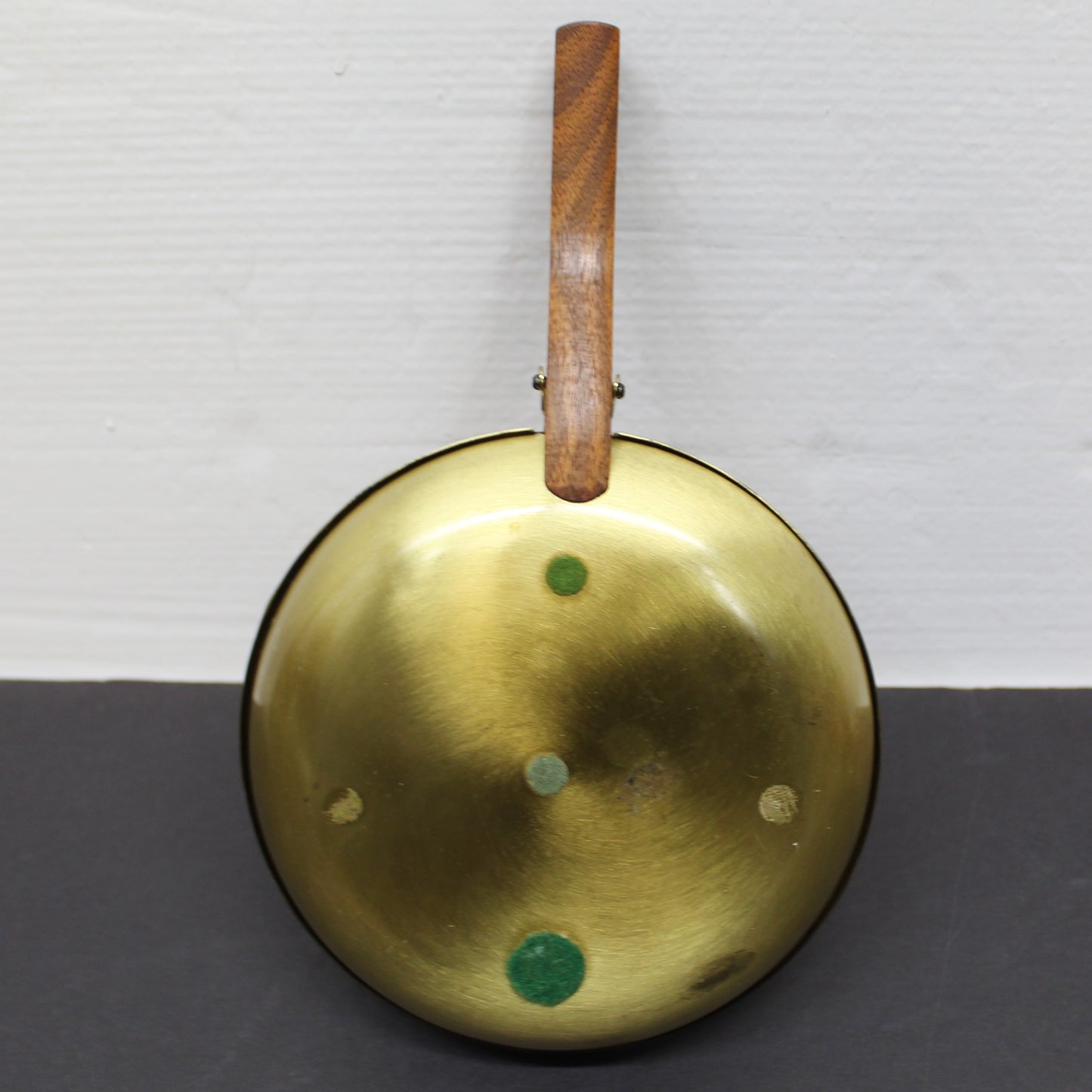 Vintage Hammered Brass Silent Butler Crumb Tray