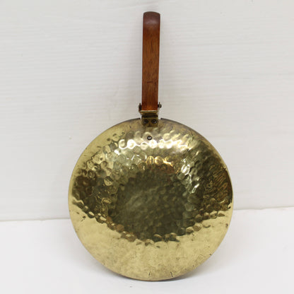 Vintage Hammered Brass Silent Butler Crumb Tray