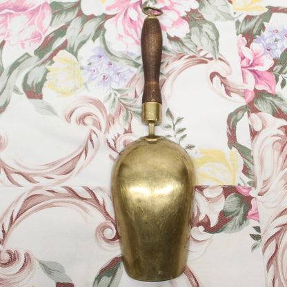 Vintage Large Brass Grain Scoop