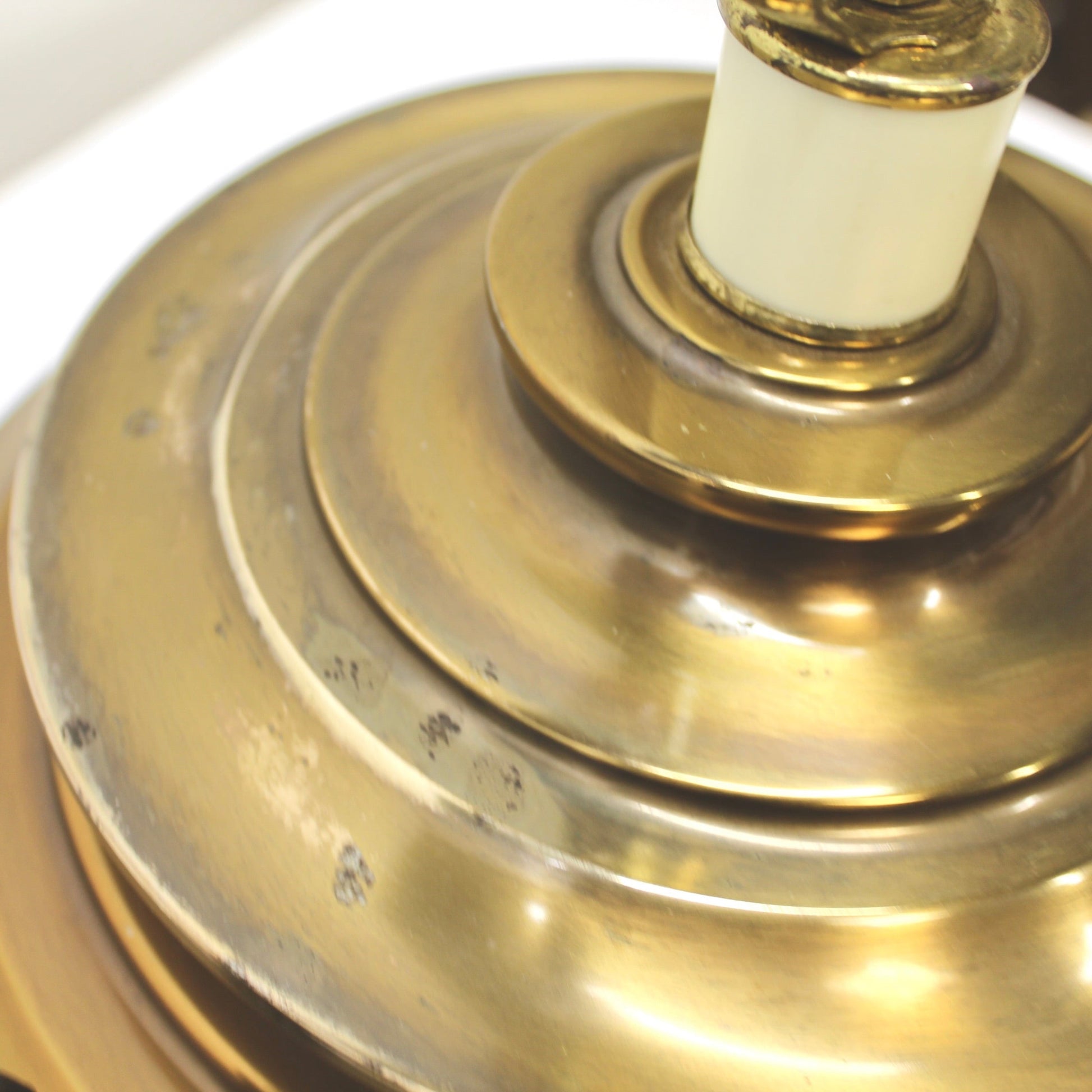 Classical Urn Style Brass Table Lamp/ Styled after Fredrick Cooper Hollywood Regency table lamp