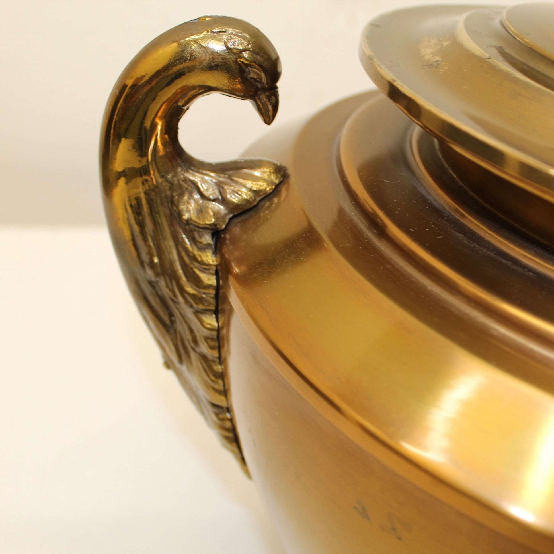 Classical Urn Style Brass Table Lamp/ Styled after Fredrick Cooper Hollywood Regency table lamp