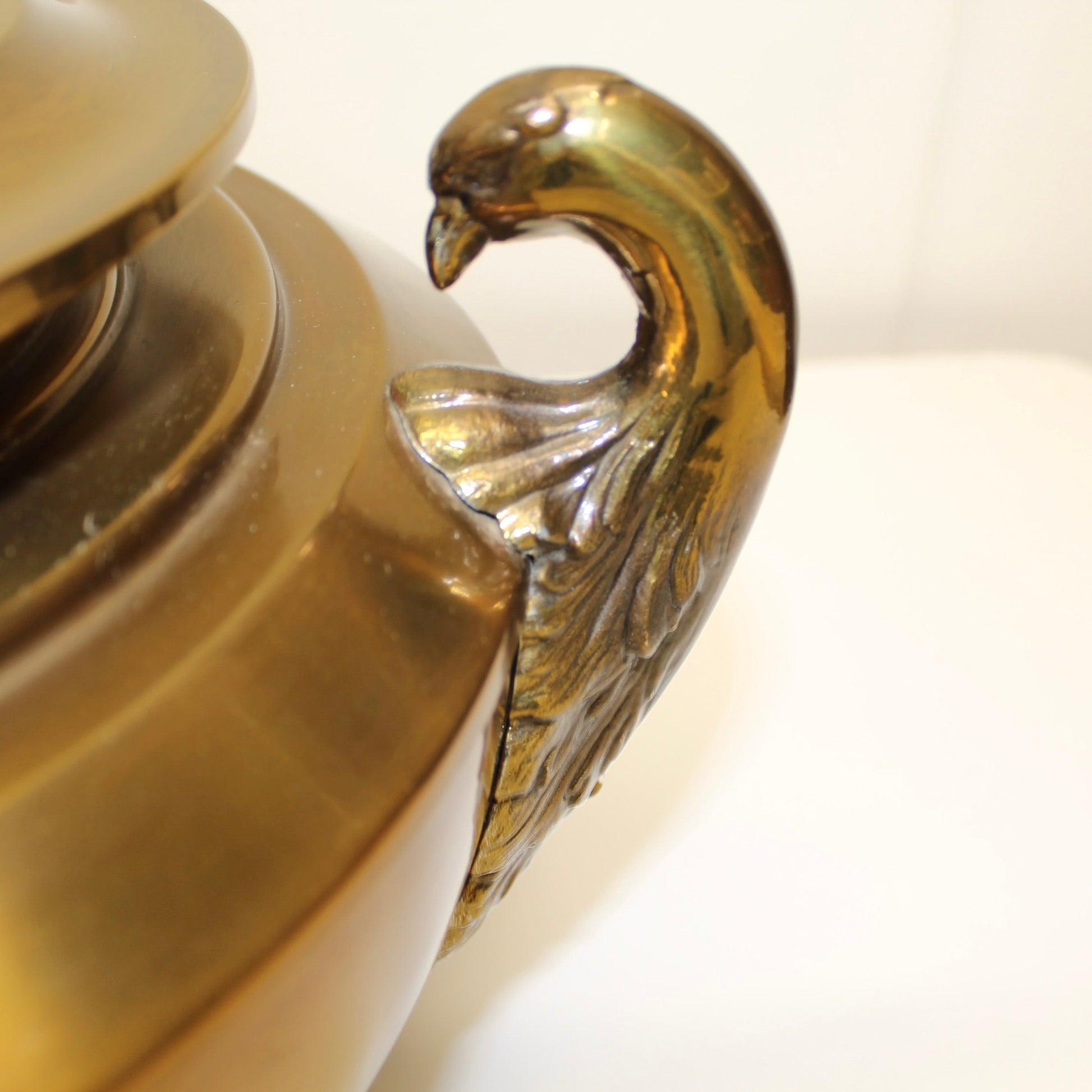 Classical Urn Style Brass Table Lamp/ Styled after Fredrick Cooper Hollywood Regency table lamp