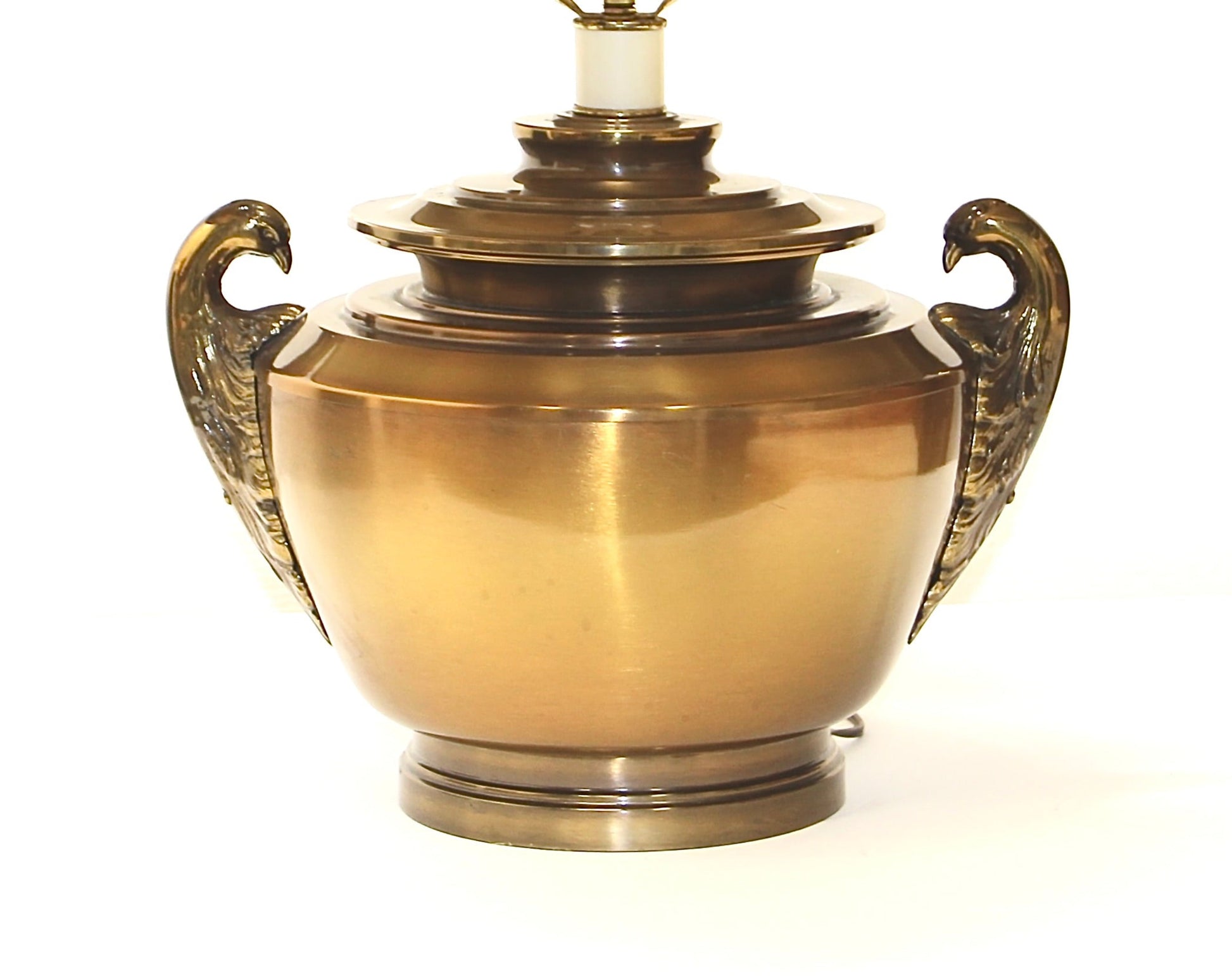 Classical Urn Style Brass Table Lamp/ Styled after Fredrick Cooper Hollywood Regency table lamp