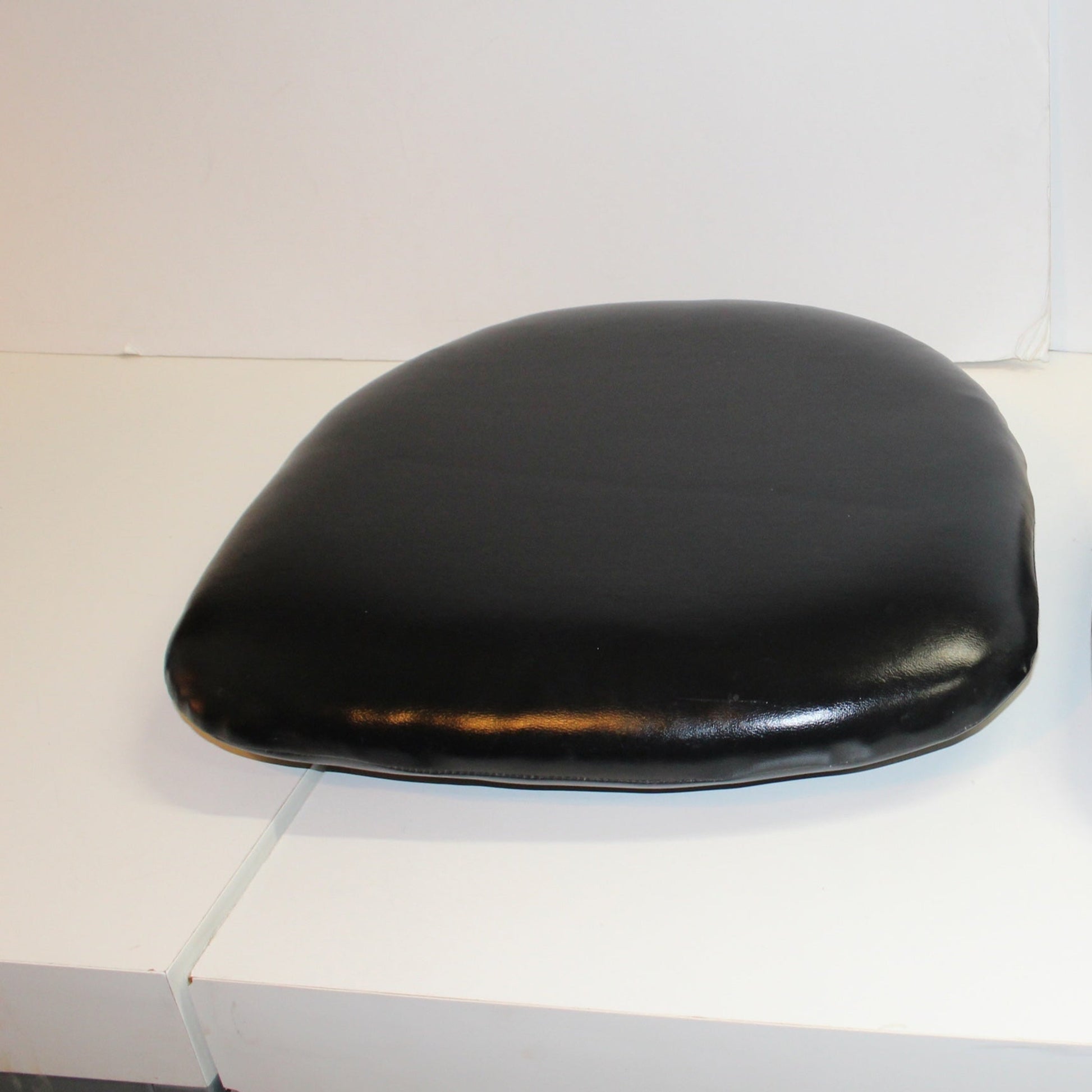 1960s Burke Captain Chair with Original Black Cushion