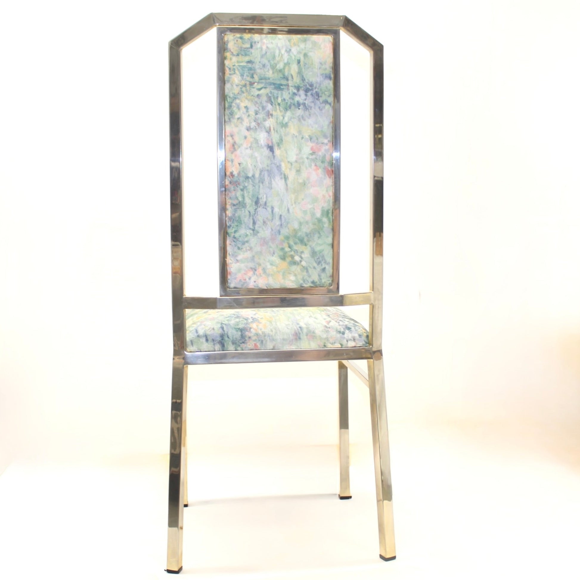 Pair of Vintage JC Mahey Chrome Chairs