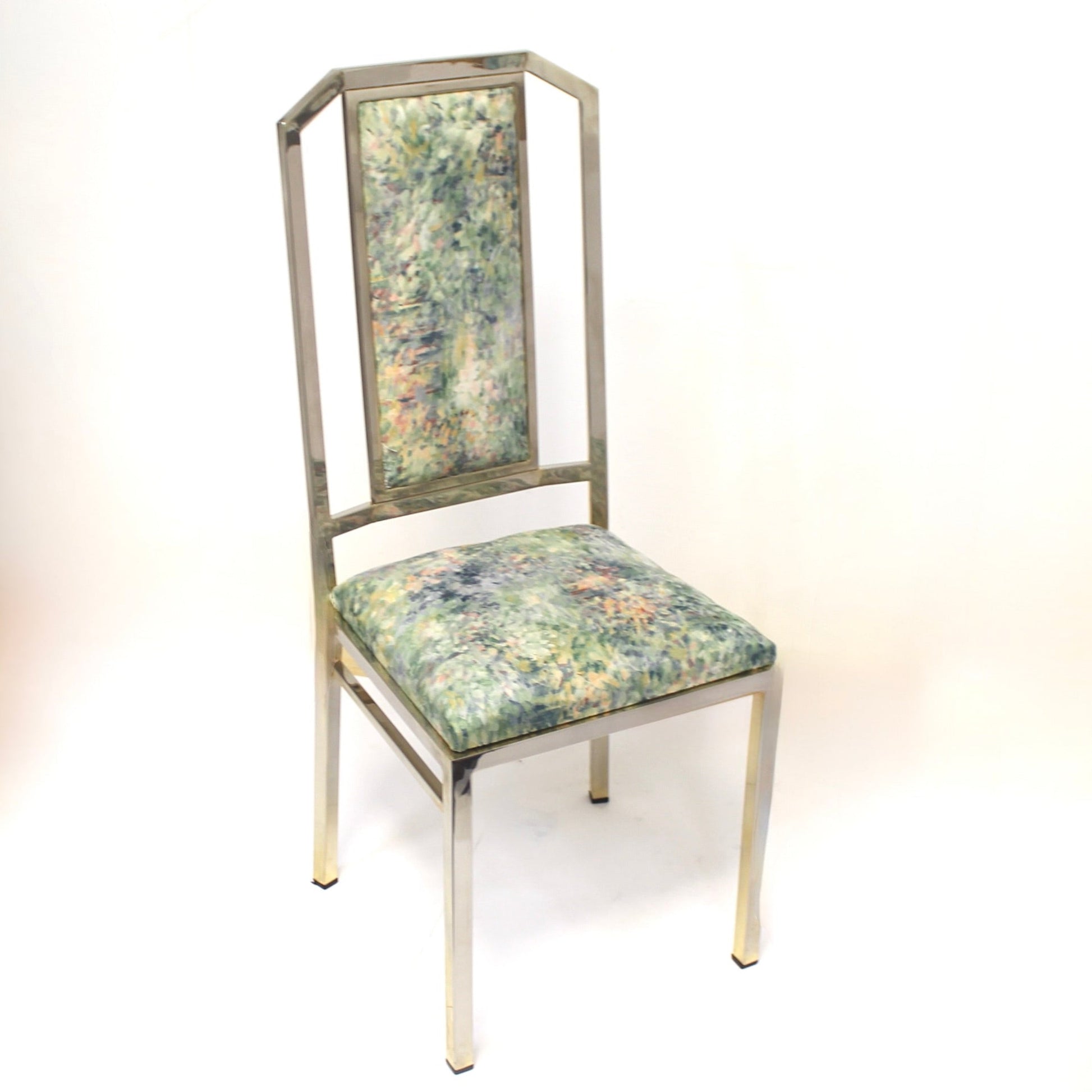Pair of Vintage JC Mahey Chrome Chairs