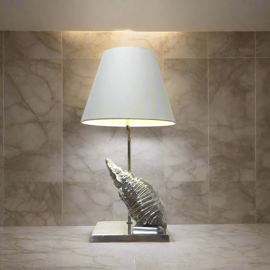 Chrome NAutilus Table Lamp