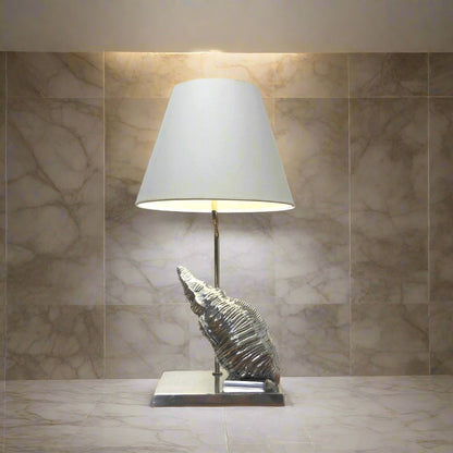 Chrome NAutilus Table Lamp