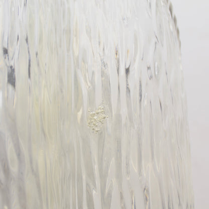 Close-up of a area on a acrylic oragami chandelier shade 