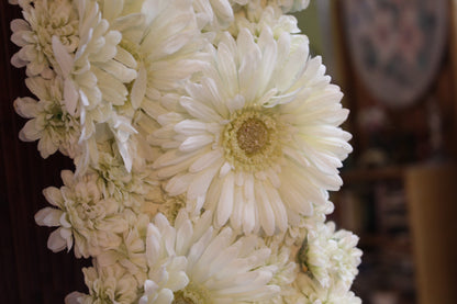 Large Handcrafted Daisy Flower Wall Mirror