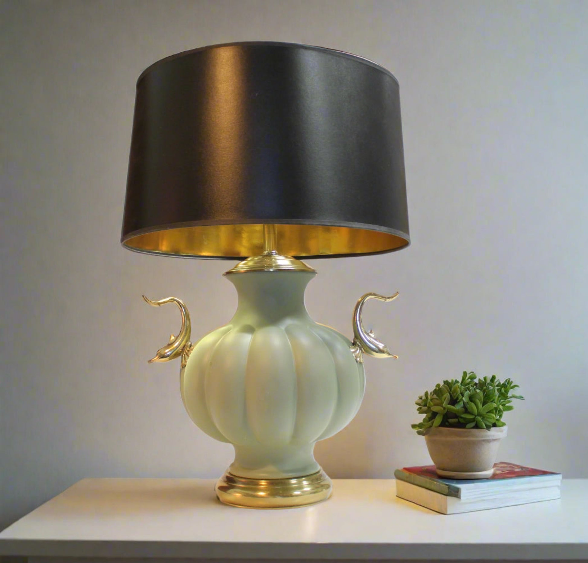 Dolphin Accented Table Lamp