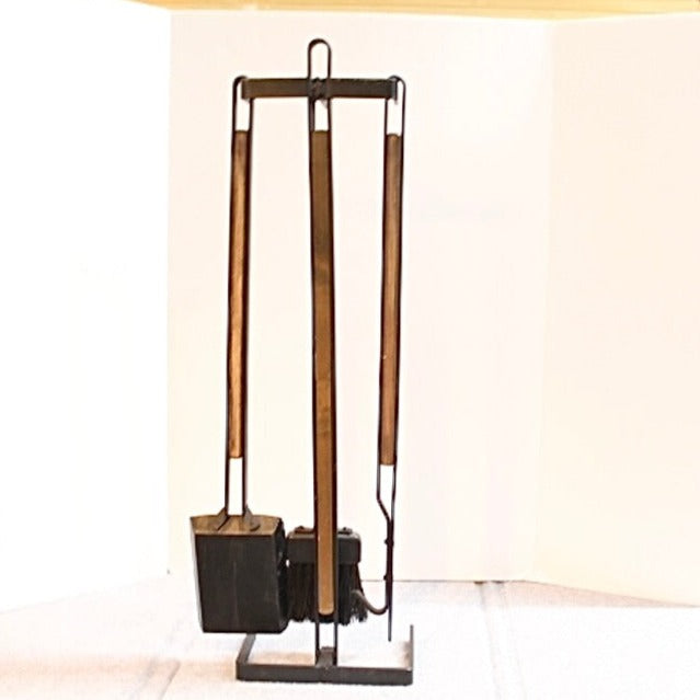 4-piece fireplace tool set