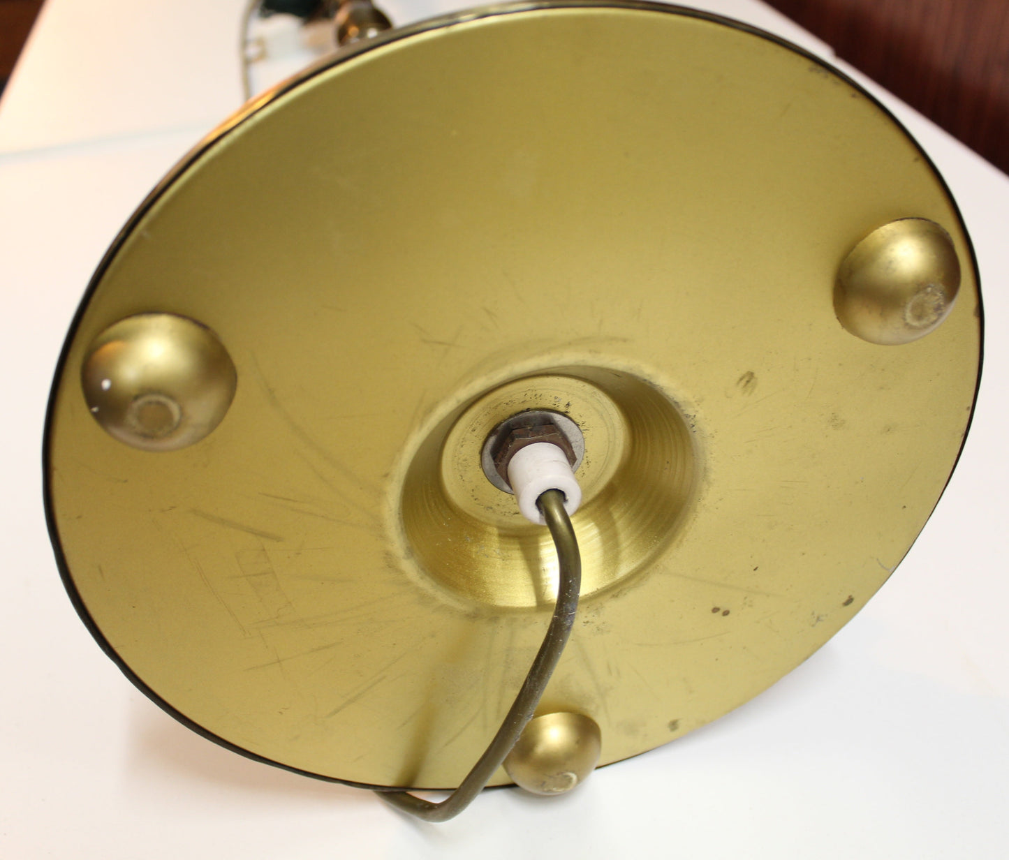 1960s Ornate Brass Spindle Body Floor Lamp