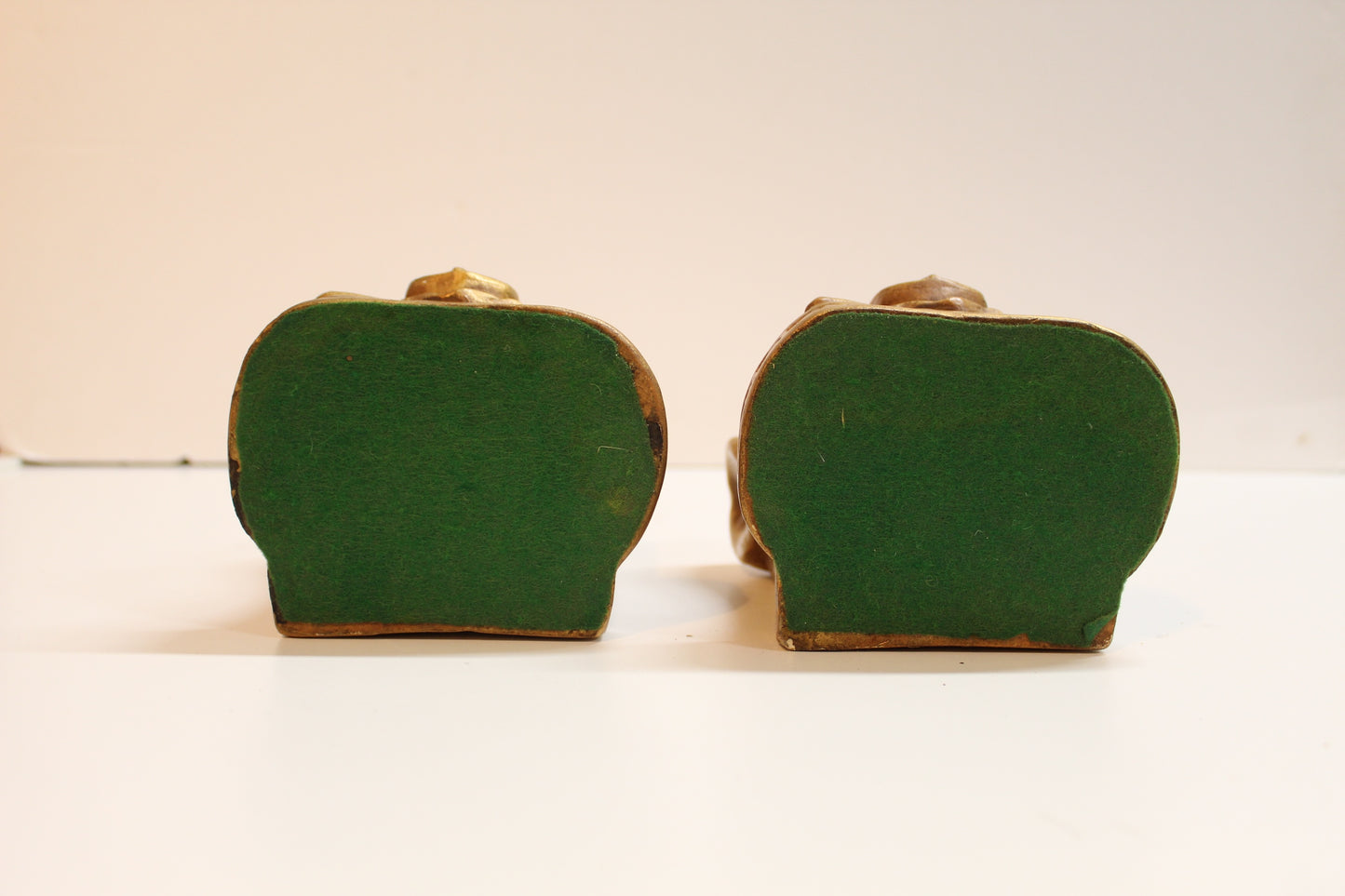 Gold Gilt Music Bookends 