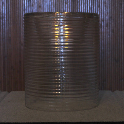 Gorgeous Designs Clear Glass Candle Holder