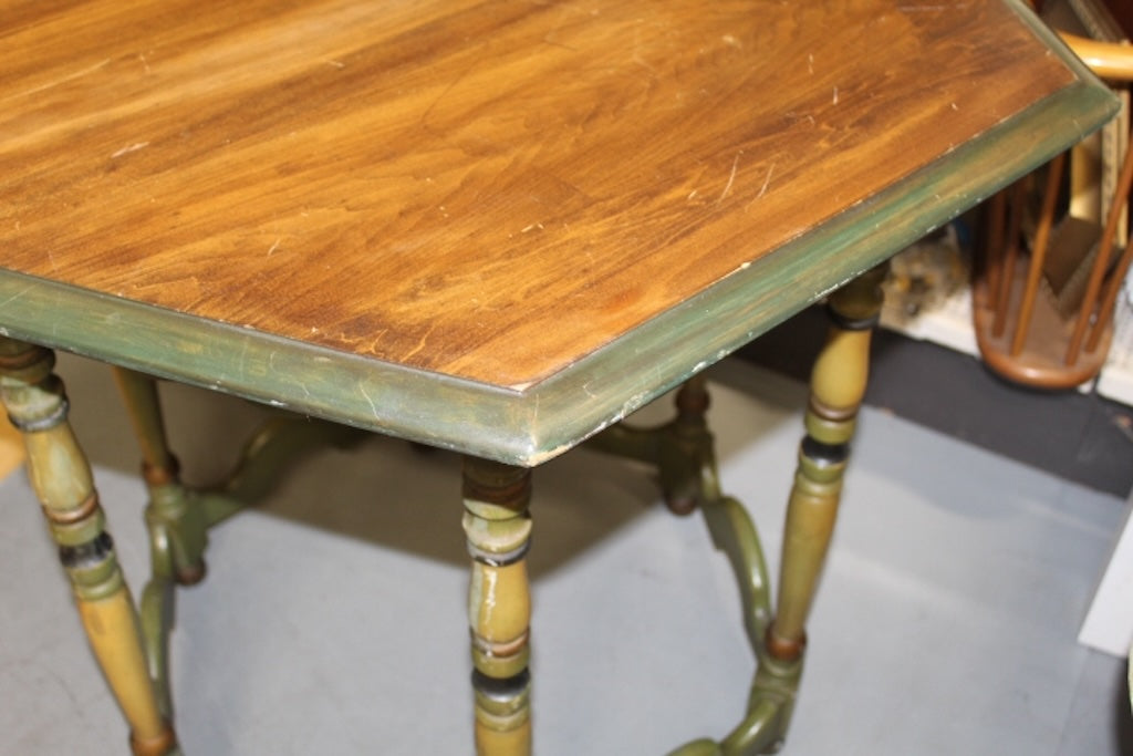 Mahogany and Walnut Aesthetics Movement Lamp Table - by St. Johns Tables
