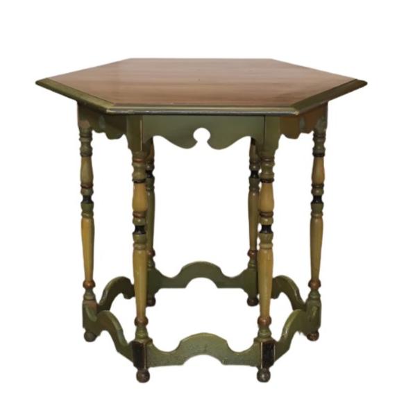 Mahogany and Walnut Aesthetics Movement Lamp Table - by St. Johns Tables