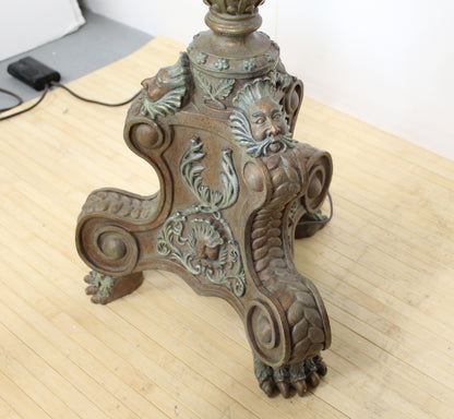 Art-Nouveau Style Torchère Floor Lamp